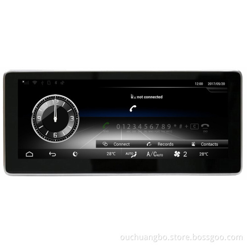 Ouchuangbo car audio gps stereo navi for Mercedes Benz CLA GLA A Class W176 2013-2015 android 6.0